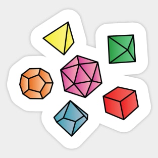 Polyhedral Die Sticker